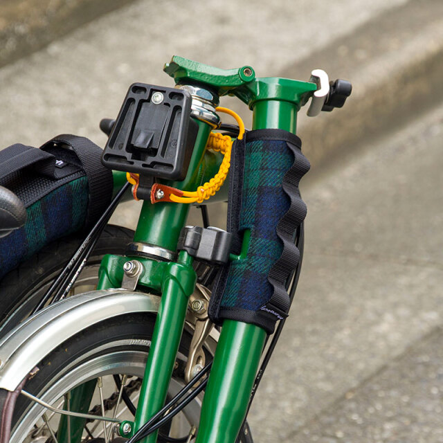 【BPステムパッドツイード】ブロンプトン用 ステムカバー 転倒からフレームを保護  日本製 No.5162【ネコポス対応】