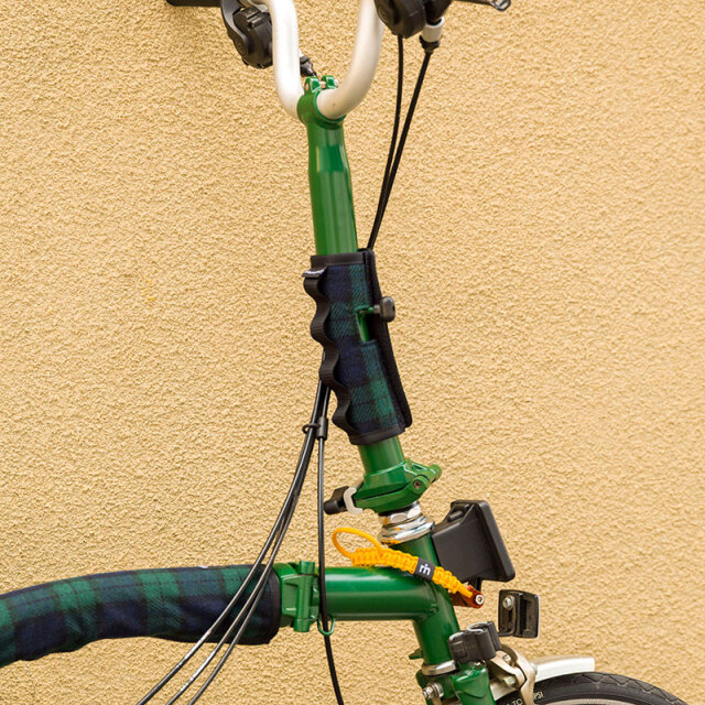 【BPステムパッドツイード】ブロンプトン用 ステムカバー 転倒からフレームを保護  日本製 No.5162【ネコポス対応】