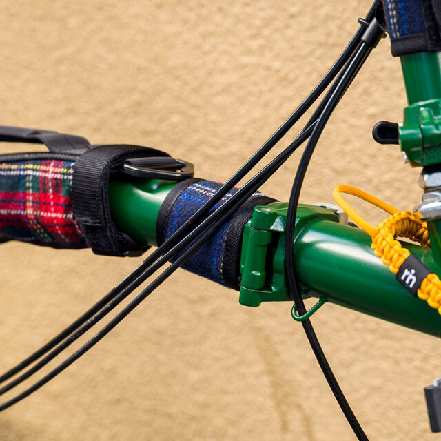 【ショートフレームパッド ツイード】トップチューブカバー 傷付き防止 ドレスアップ 日本製 No.5163【ネコポス可】