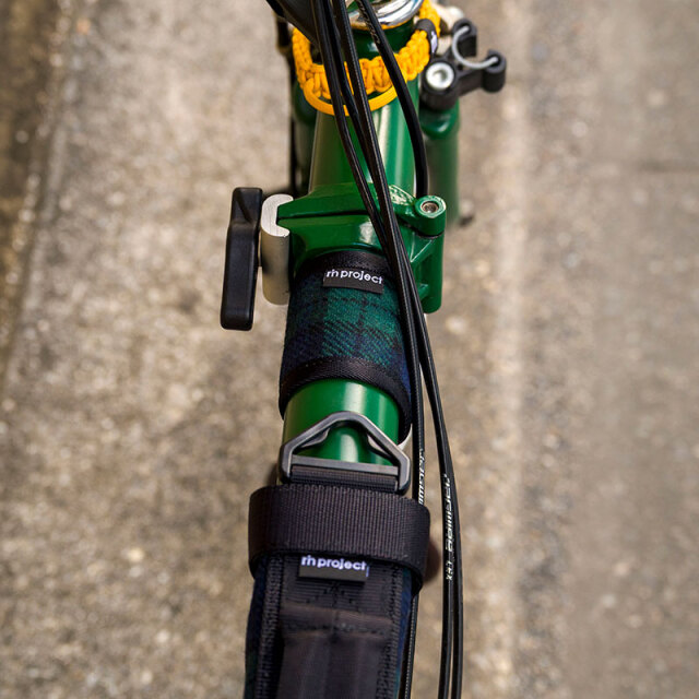 【ショートフレームパッド ツイード】トップチューブカバー 傷付き防止 ドレスアップ 日本製 No.5163【ネコポス可】