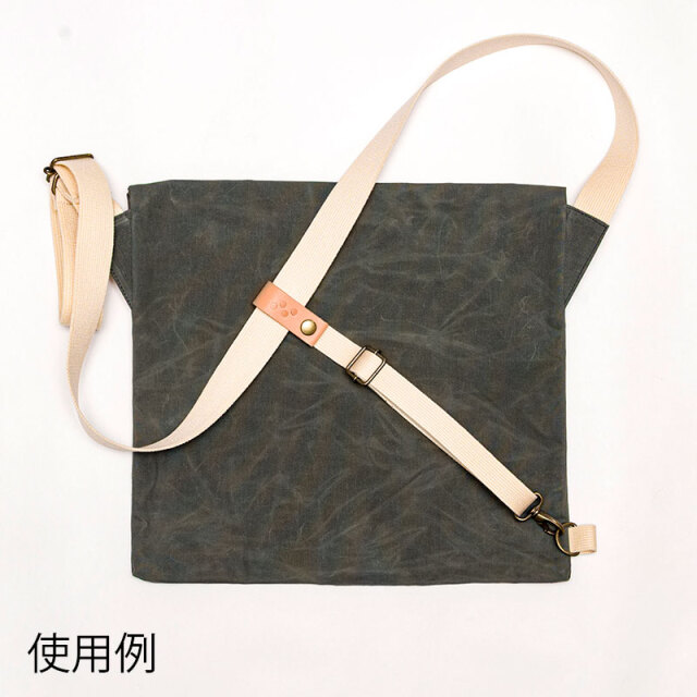 【TOCHIGI LEATHER クロスストラップ】最高級 栃木レザー ずり落ち防止ストラップ 日本製 No.5166