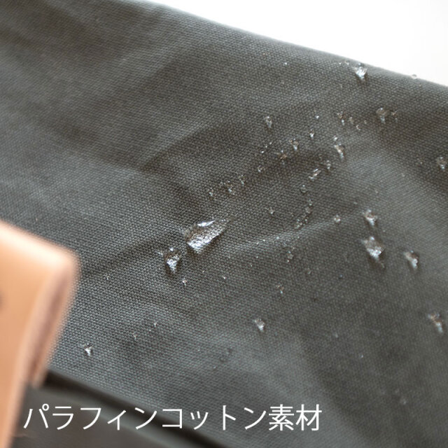 【VELO BAG COUNTRY】サコッシュ ショルダーバッグ パラフィンコットン 栃木レザー 日本製 No.5167