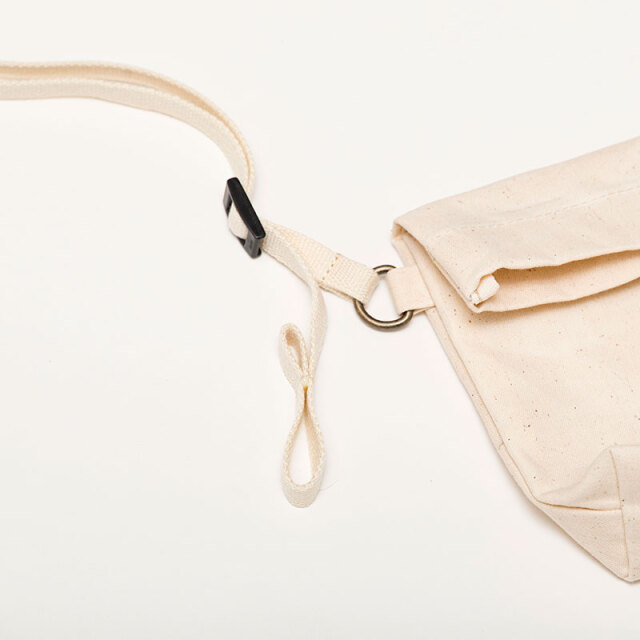 【VELO BAG COUNTRY】サコッシュ ショルダーバッグ パラフィンコットン 栃木レザー 日本製 No.5167