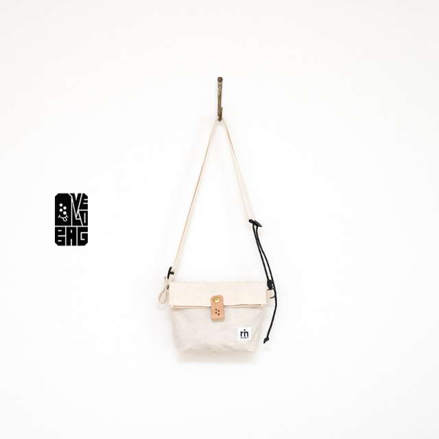 【VELO BAG COUNTRY】サコッシュ ショルダーバッグ パラフィンコットン 栃木レザー 日本製 No.5167