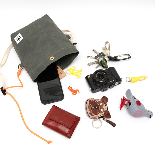VELO BAG COUNTRY】サコッシュ ショルダーバッグ パラフィンコットン
