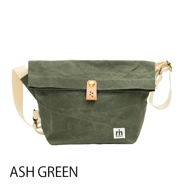 【VELO BAG MESSENGER】ショルダー メッセンジャー バッグ パラフィンコットン 栃木レザー 日本製 No.5168