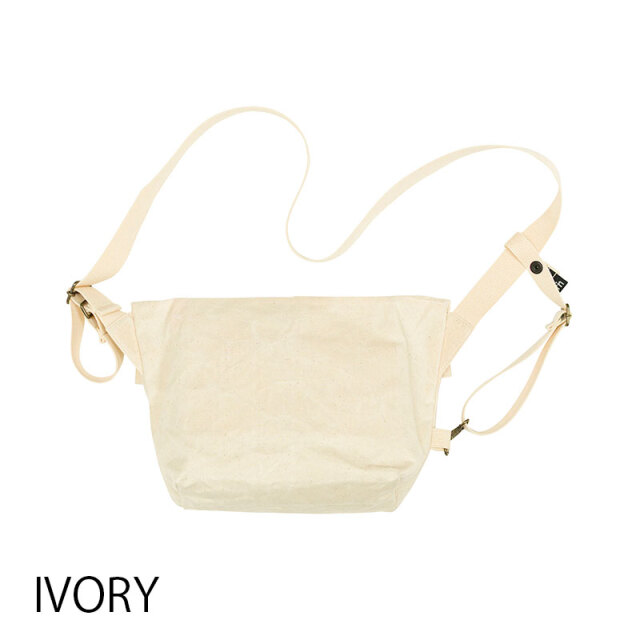【VELO BAG MESSENGER】ショルダー メッセンジャー バッグ パラフィンコットン 栃木レザー 日本製 No.5168