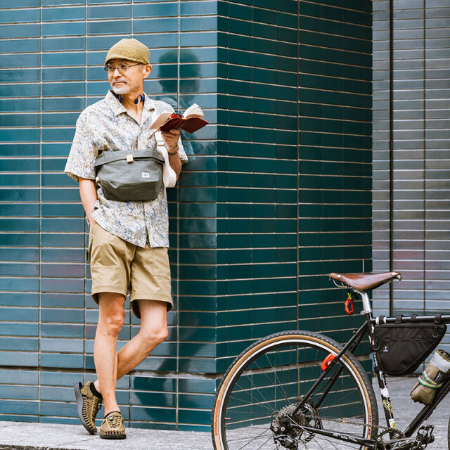 【VELO BAG MESSENGER】ショルダー メッセンジャー バッグ パラフィンコットン 栃木レザー 日本製 No.5168