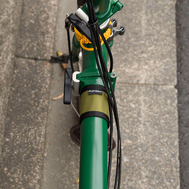 【ショートフレームパッド】ナイロン 素材 ブロンプトン用 傷付き防止 日本製 No.5169【ネコポス可】