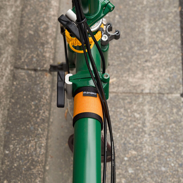 【ショートフレームパッド】ナイロン 素材 ブロンプトン用 傷付き防止 日本製 No.5169【ネコポス可】