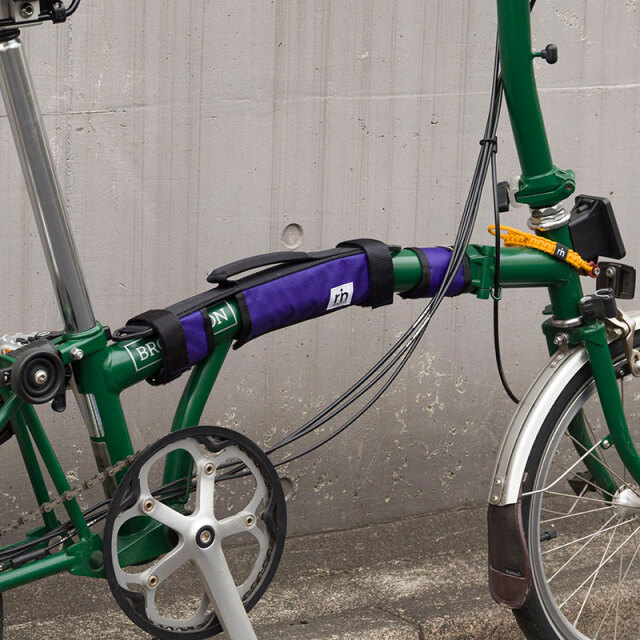 【BPキャリーハンドル】ECOPAK ブロンプトン用 持ち手 トップチューブカバー ショルダーベルト付 傷付き防止  日本製 No.5171