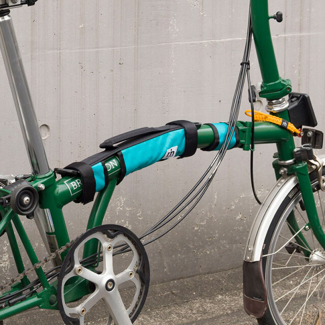 【BPキャリーハンドル】ECOPAK ブロンプトン用 持ち手 トップチューブカバー ショルダーベルト付 傷付き防止  日本製 No.5171