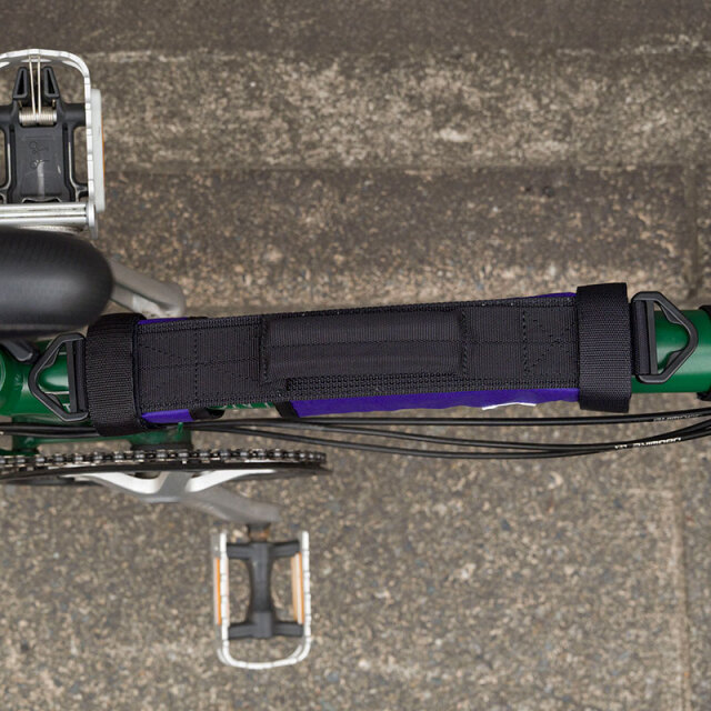 【BPキャリーハンドル】ECOPAK ブロンプトン用 持ち手 トップチューブカバー ショルダーベルト付 傷付き防止  日本製 No.5171