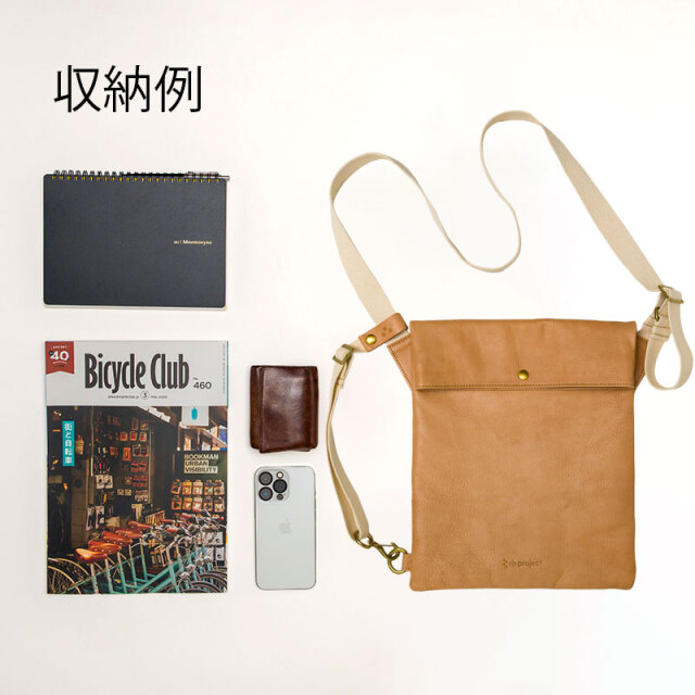 銀座WAKO 真鍮プラチナ仕上げ 受注生産【TOCHIGI LEATHER SACOCHE】最高級 栃木レザー 真鍮鋳物金具