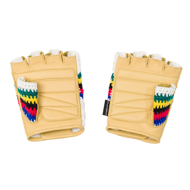 サイクルメッシュグローブ】かぎ針編み アルカンシエル(虹) クラシック