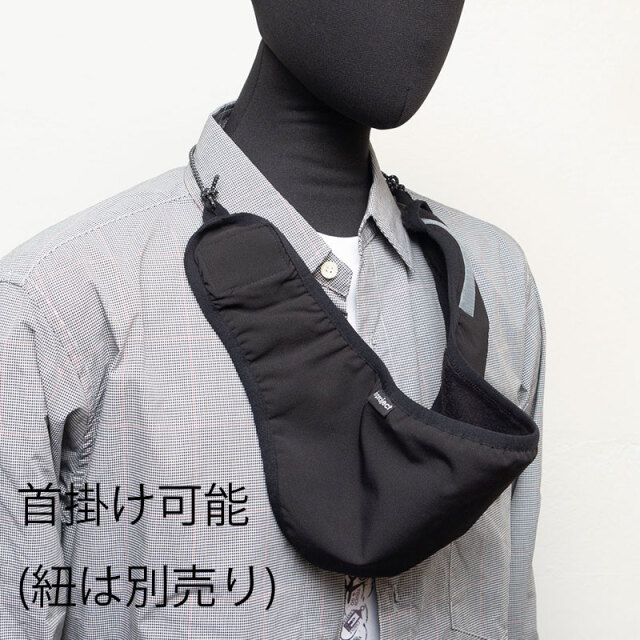 【ネックウォーマー】 鬼起毛 防風保温素材 ヘルメット対応 ベルクロ簡単着脱 No.8052【ネコポス対応】