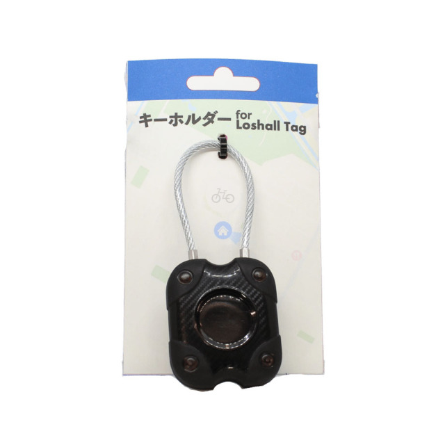 Loshall Tag/AirTag対応 防水 キーホルダー（HEX）