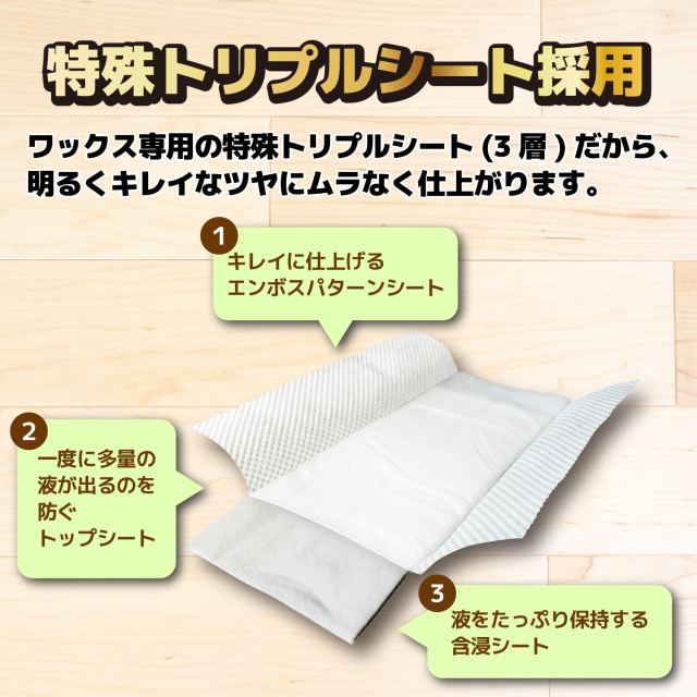 リンレイ オールワックスワイパー 取り替えシート 5枚入