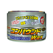 リンレイ コンパウンドWAX半ネリ ホワイト＆シルバーメタリック 180g | ワックス