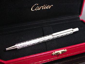 Cartier カルティエ ボールペン Cドゥ プラチナフィニッシュ ST150185