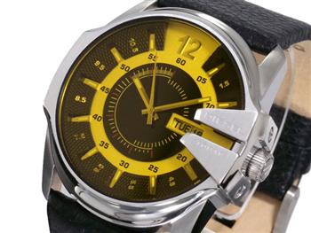 DIESEL　腕時計 New Diesel DZ1207 Mega Chief Yellow Dial Men's Watch , NO