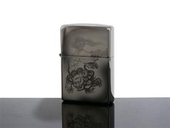 ZIPPO ジッポ ライター 和柄 荒獅子 AS-BK