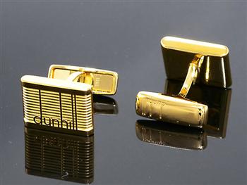 DUNHILL ダンヒル カフス ゴールドプレート JFC5219K