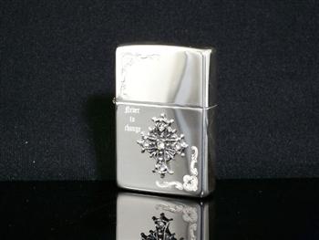 ZIPPO ジッポ ライター 純銀 ヴィクトリアンクロス 15-VCM-A [ギフトBOX付き]