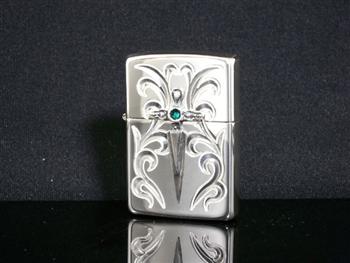ZIPPO ジッポ ライター 純銀 ヴィクトリアンハート 15-VDM-B [ギフトBOX付き]