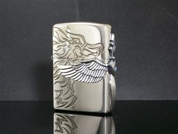 ZIPPO ジッポ ライター サイドメタル 20HWF-BL