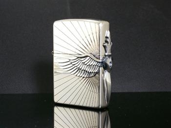 ZIPPO ジッポ ライター サイドメタル 20HWR-BL