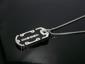 ディーゼル DIESEL プレート ネックレス DX0119040