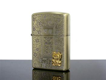 ZIPPO ジッポ ライター 開運 ラッキーシリーズ 招き猫 KM-BS