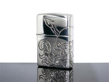 ZIPPO ジッポ ライター スカルエボリューションB 20SE3-SV
