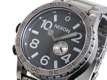 ニクソン NIXON 腕時計 51-30 A057-479 ANTIQUE SILVER/BLACK