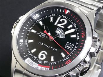 HAMILTON ハミルトン カーキ ネイビー GMT 腕時計 H77555135