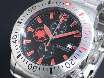 ハンティングワールド 腕時計 ブラック・ストリーム HW009RDSS