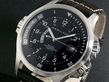 ハミルトン HAMILTON 腕時計 カーキ ネイビー GMT H77615833