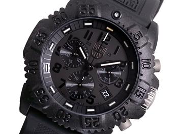 ルミノックス LUMINOX ネイビーシールズ クロノグラフ 腕時計 3081 BLACK OUT