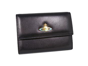 ヴィヴィアン ウエストウッド Vivienne Westwood 三つ折り 短財布 738VW-NAPPA-NERO
