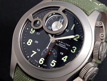 HAMILTON ハミルトン カーキフロッグマン 自動巻き 腕時計 H77746933