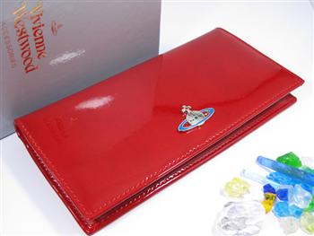 ヴィヴィアン ウエストウッド 長財布 736 PATENT ROSSO
