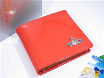 ヴィヴィアン ウエストウッド 二つ折り 短財布 730 PATENT CORALLO