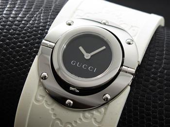 GUCCI グッチ 腕時計 トワール レディース GGラバー YA112422