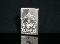 ZIPPO ジッポ ライター 純銀 ヴィクトリアンハート 15-VHM-C [ギフトBOX付き]