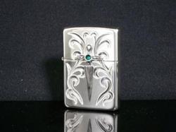 ZIPPO ジッポ ライター 純銀 ヴィクトリアンハート 15-VDM-B [ギフトBOX付き]