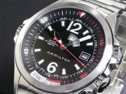 HAMILTON ハミルトン カーキ ネイビー GMT 腕時計 H77555135