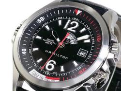 HAMILTON ハミルトン カーキ ネイビー GMT 腕時計 H77555735