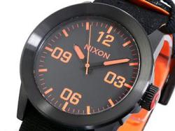 ニクソン NIXON 腕時計 PRIVATE A049-577 ALL BLACK/ORANGE