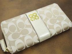 COACH コーチ 長財布 ラウンドファスナー CH45341-BEIGD